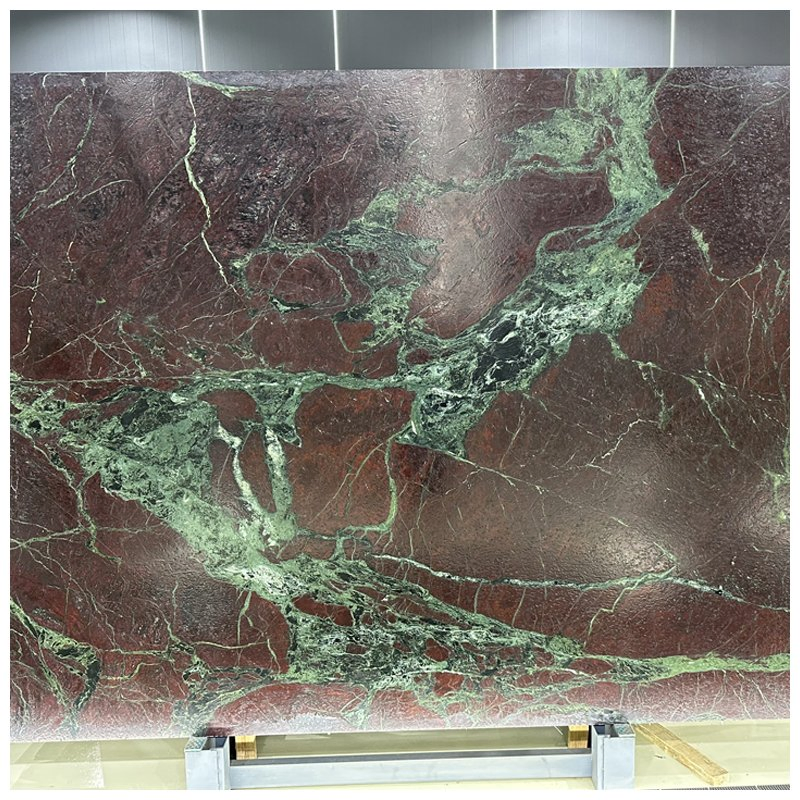 Moulin Rouge Dark Red Quartzite Slabs for Countertops and Tables