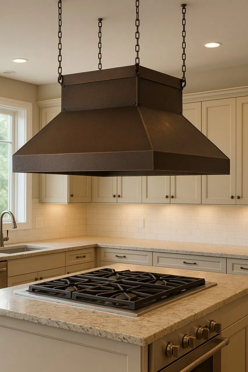 Kh20A 600mm Columnar Range Hood Glass Panel