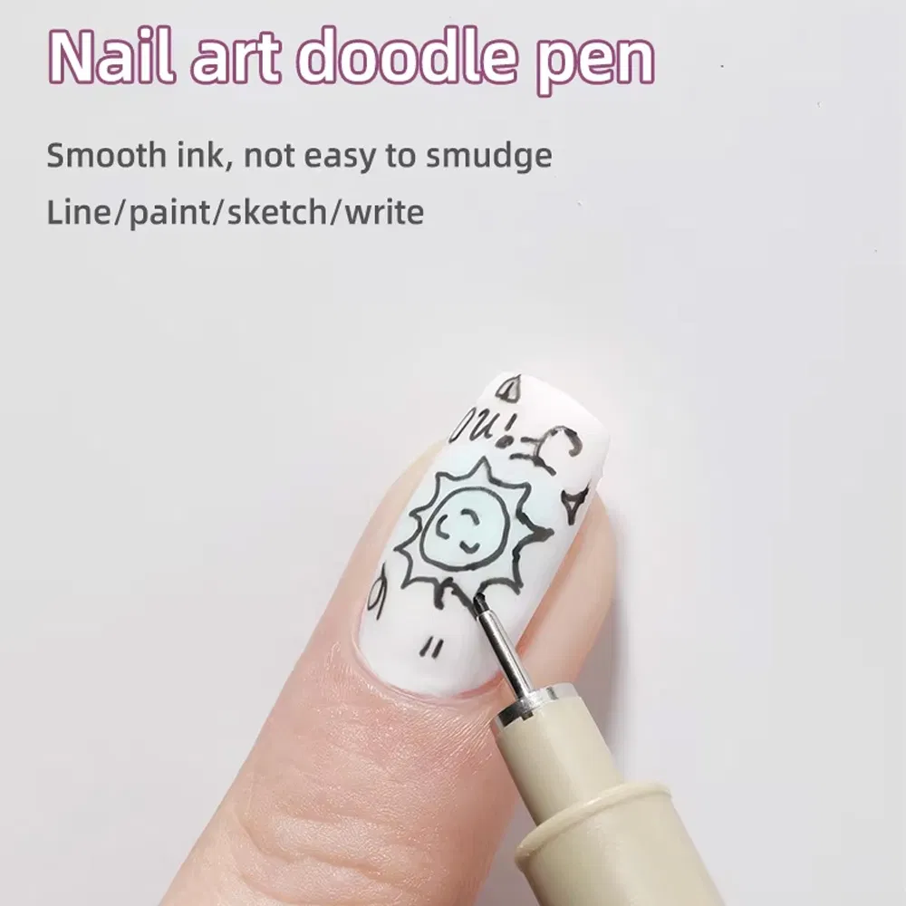 Waterproof Sakura Draw Fine Line Micron Sketching Marker Needle Nail Art Pen for Artist Designer Architect