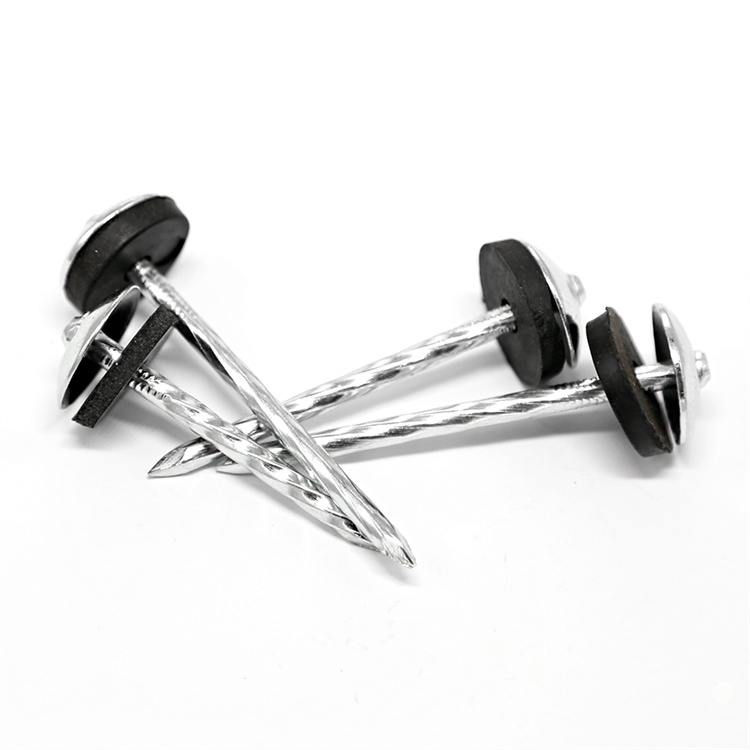 1.5 Inch Umbrella Head Roofing Nails with Rubber Washer