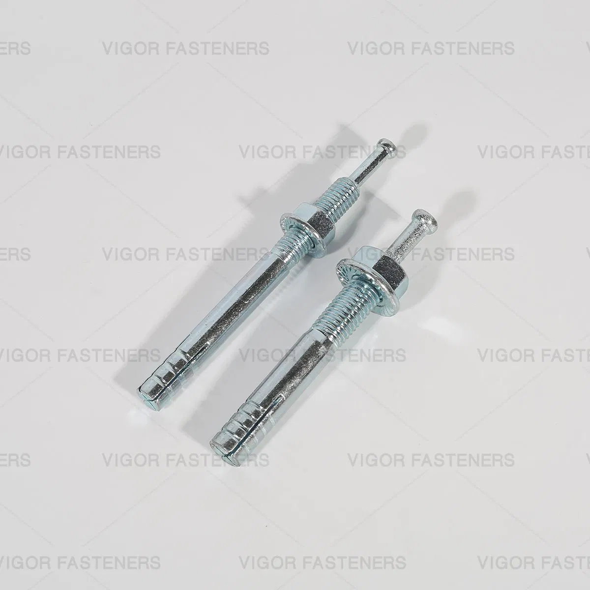 Zinc Plated Steel Nail Strike Sleeve Hit Anchor Expansion Bolt for Concrete