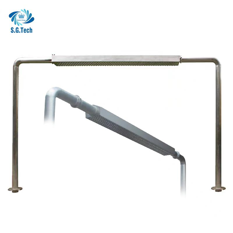 Water Crown Stainless Steel Commercial Vichy Shower for Poolside