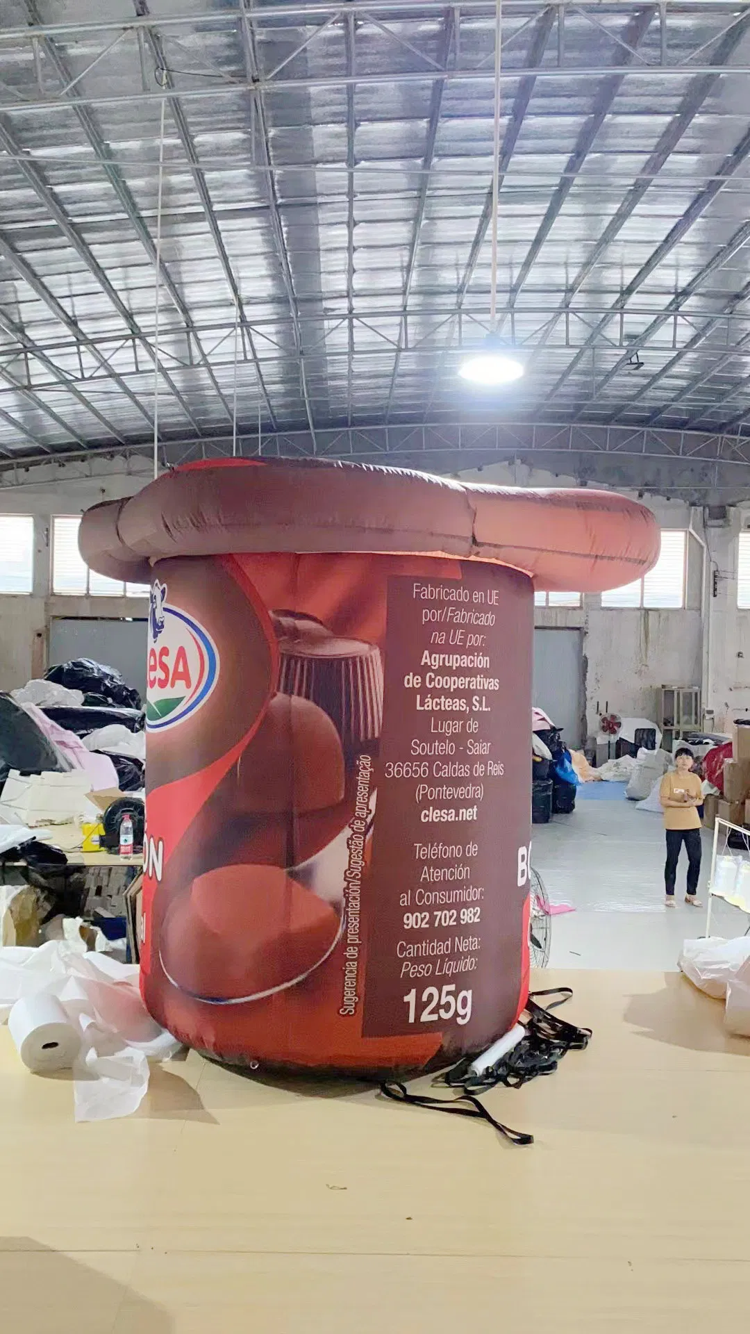 Boyi Inflatable Yogurt Box Inflatable Advertising Yogurt Jar