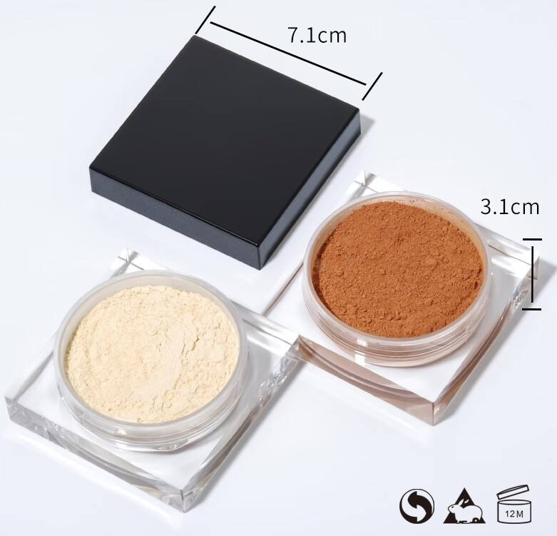 Loose Setting Powder Private Label Matte Shine Finish Waterproof Mineral Brighten Foundation Powder Face Makeup