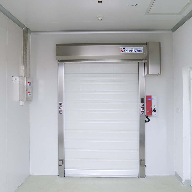 Rolling Cold Storage Room Fast Door for Chiller and Freezer Warehousing