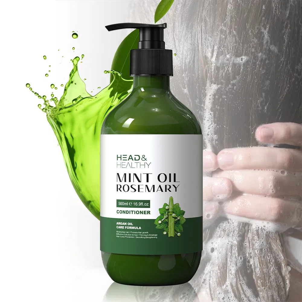 Shihuanuo Rosemary Mint Hair Set: Shampoo, Conditioner, Leave-in Gel, Home Use, Smooth