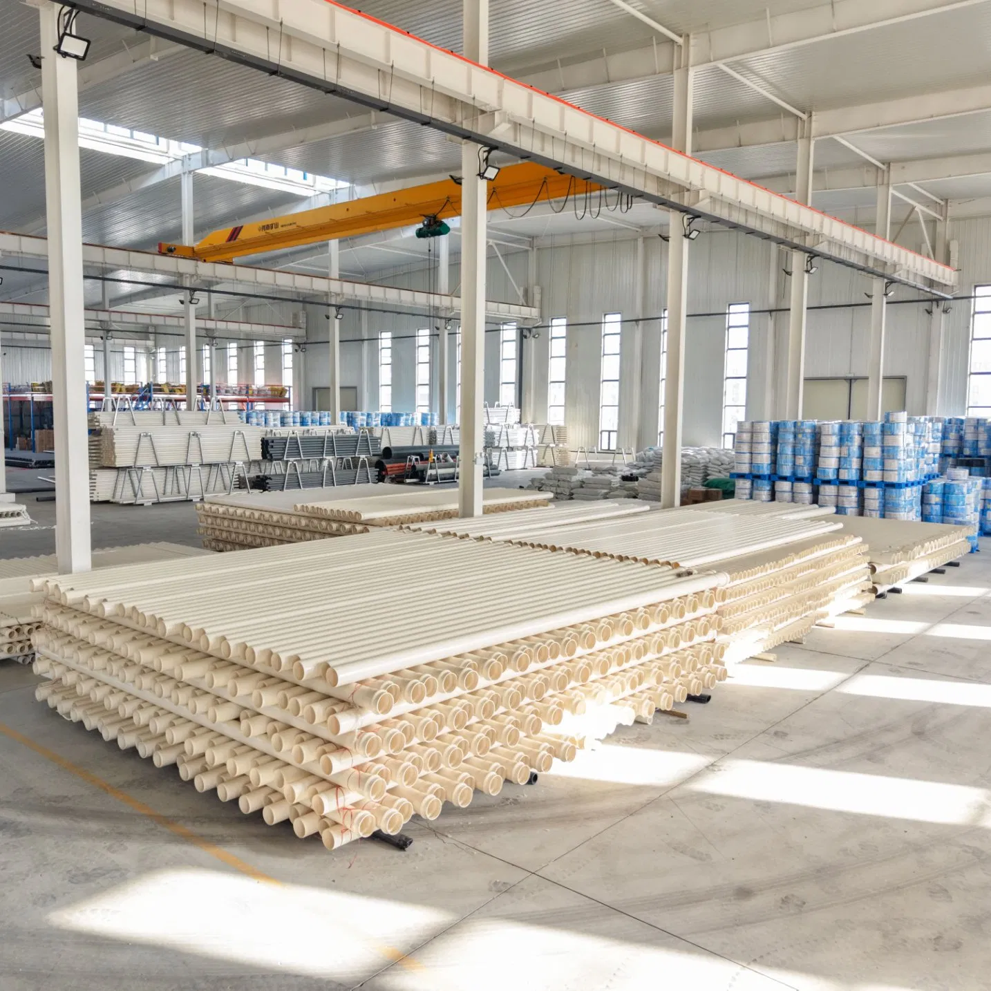 Серая ПВХ труба для водоснабжения, легкий монтаж