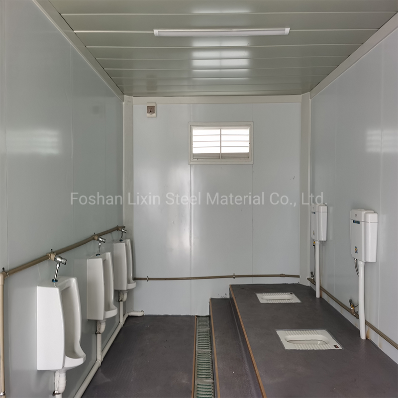Prefab House Container Toilet Steel Frame Sandwich Panel Steel House