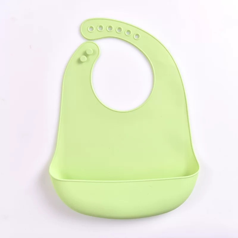 Hot Selling Baby Eating Waterproof Summer Light Silicone Dental Bibs