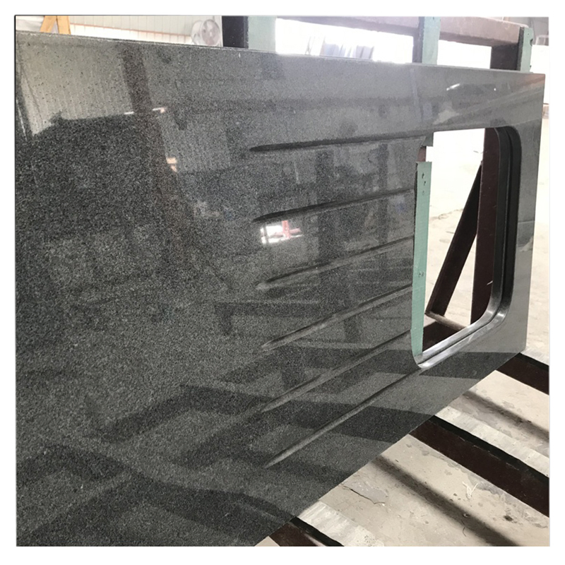 Natural G654 Dark Grey Granite Stone for Hotel Bar Bench Table Tops