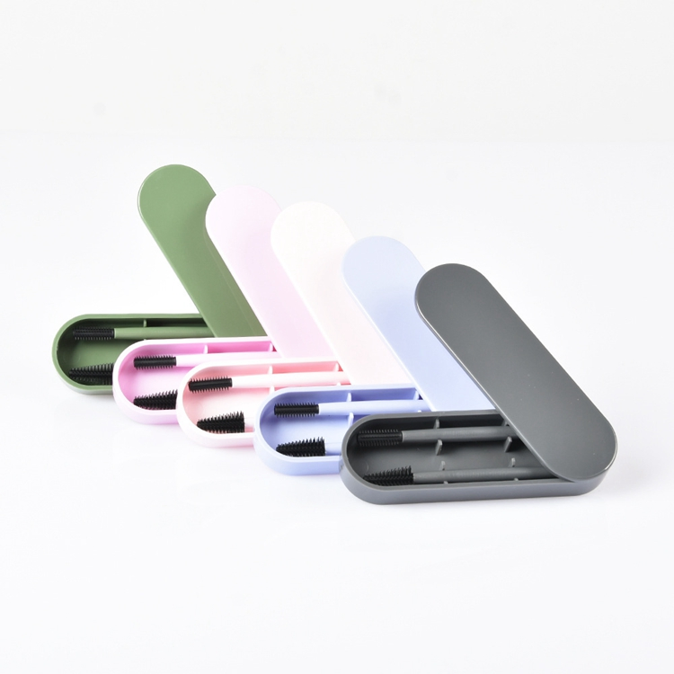 Personalized Eyelash Applicator Mascara Brushes Wands Silicone Eyebrow Brush and Spoolie Disposable Eyelash Brush