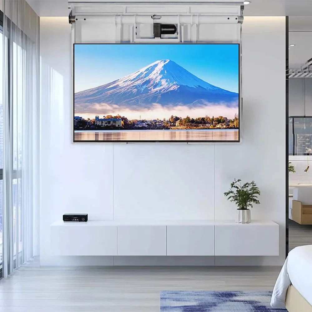 Потолочный подъемник для телевизора с пультом, 32-100 дюймов