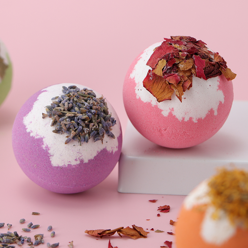 Eco Friendly Aromatherapy Handmade Organic Bath Bombs for Relaxation and SPA