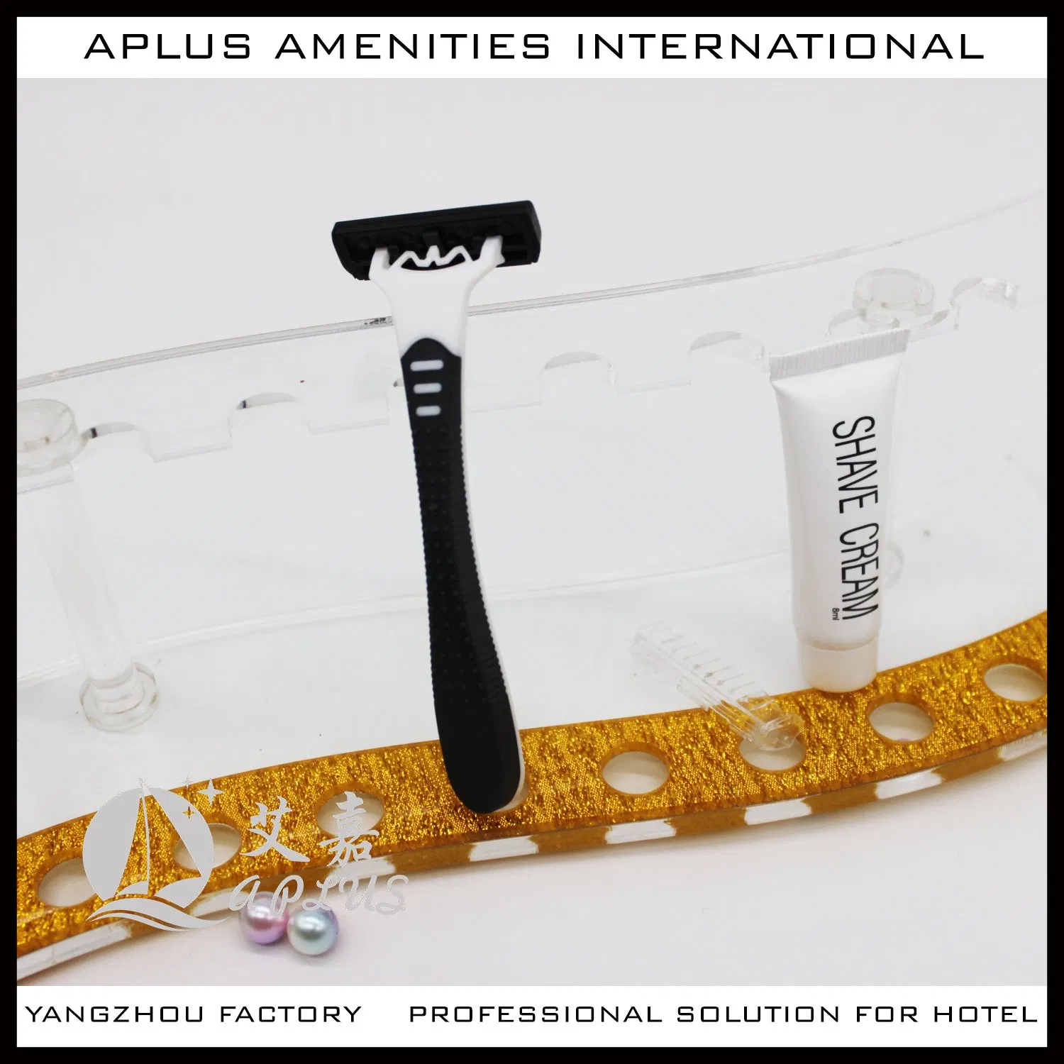 Custom Women Hotel Triple Blade Disposable Shaving Razor 06