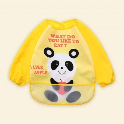 Baby Reusable Waterproof Bib for Kids with Sleeves
