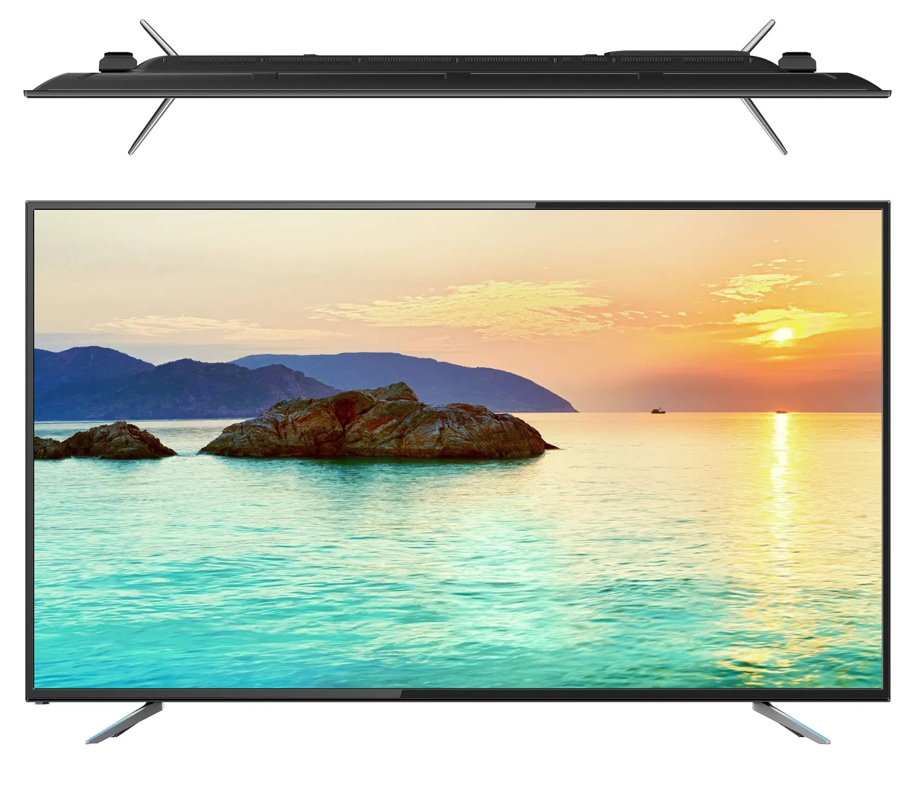 Android Frameless Bezel-Less 65 Inch 4K UHD Smart Digital LED TV Android TV
