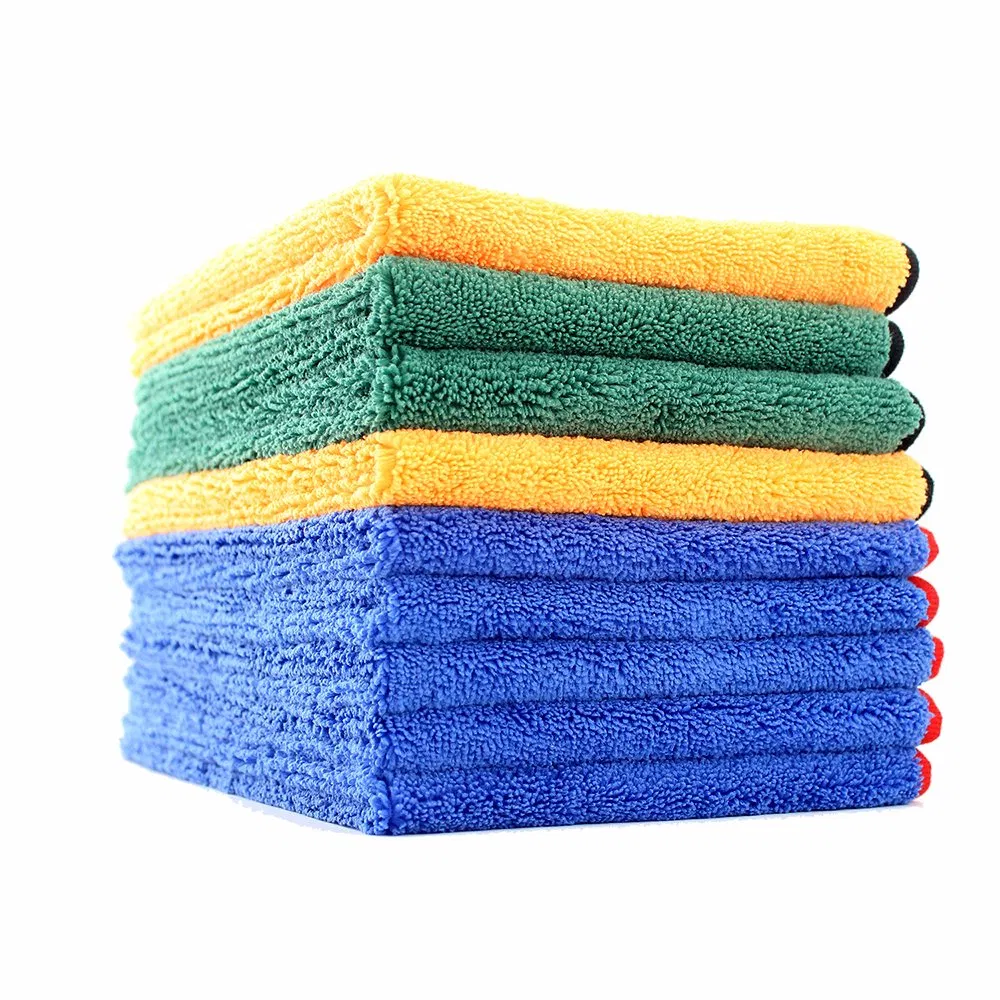 All-Purpose Fast Drying Ultra Thick Plush Microfiber Household Cleaning Car Washing Terry Towel