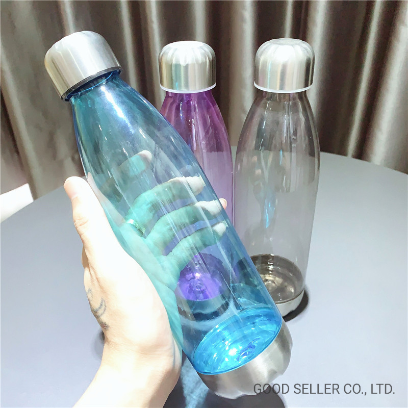 Wholesale Colorful Outdoors and Camping Bowling Bowl Juice Cup Plastic Water Bottle