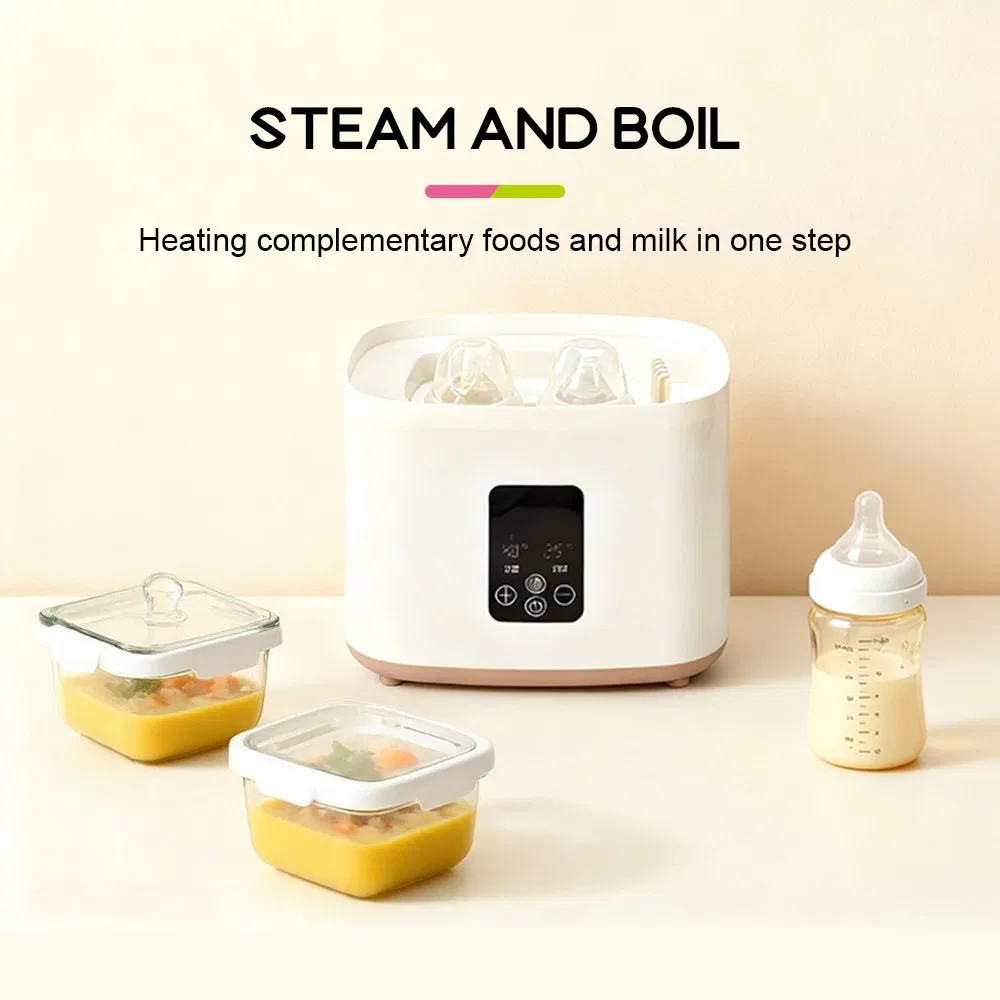 Smart Baby Bottle Steam Sterilizer and Dryer with LED Display