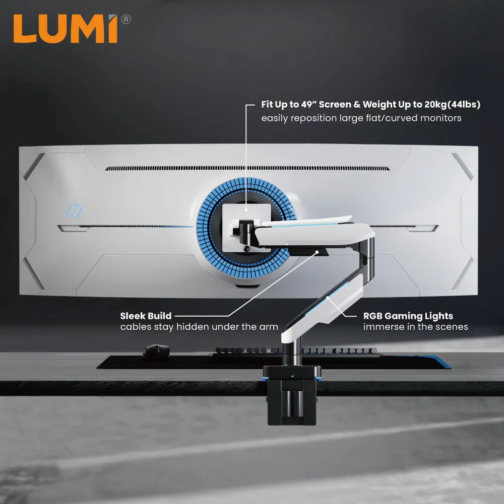 Мощный кронштейн для монитора с RGB-подсветкой