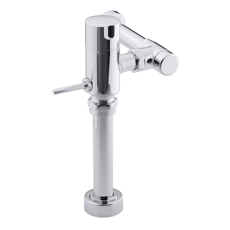 Chrome Plated Single Urinal Manual Flush Valve for Toilet