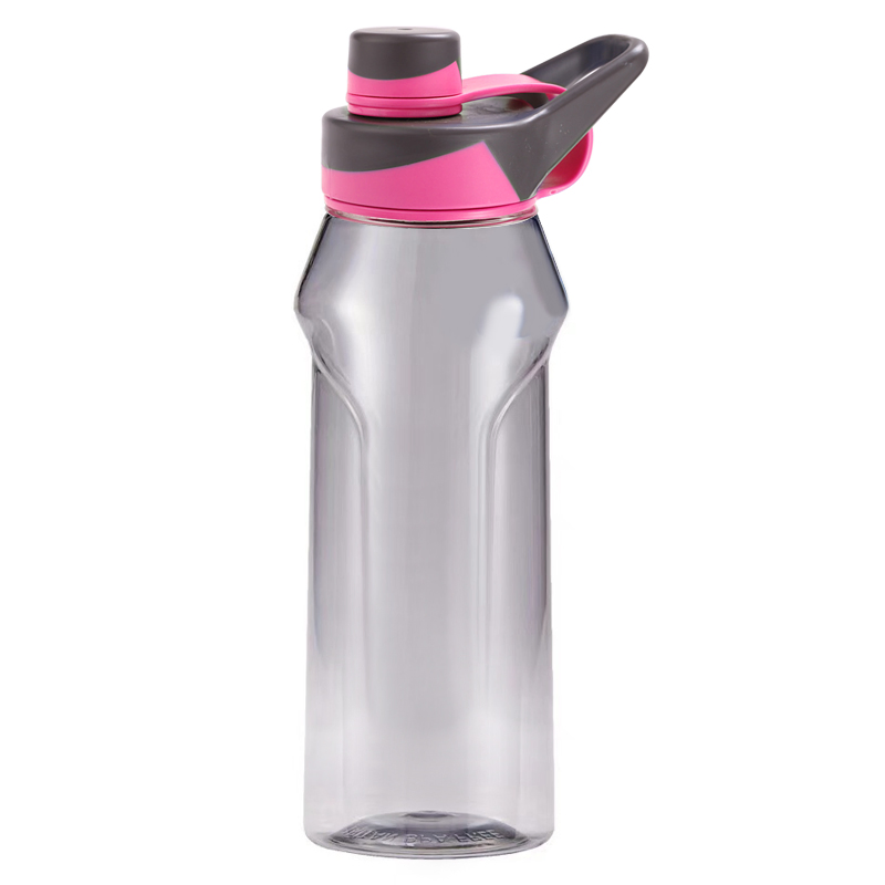 Plastic Motivational BPA-Free Space Portable Leak-Proof Sport Kettle Water Bottle