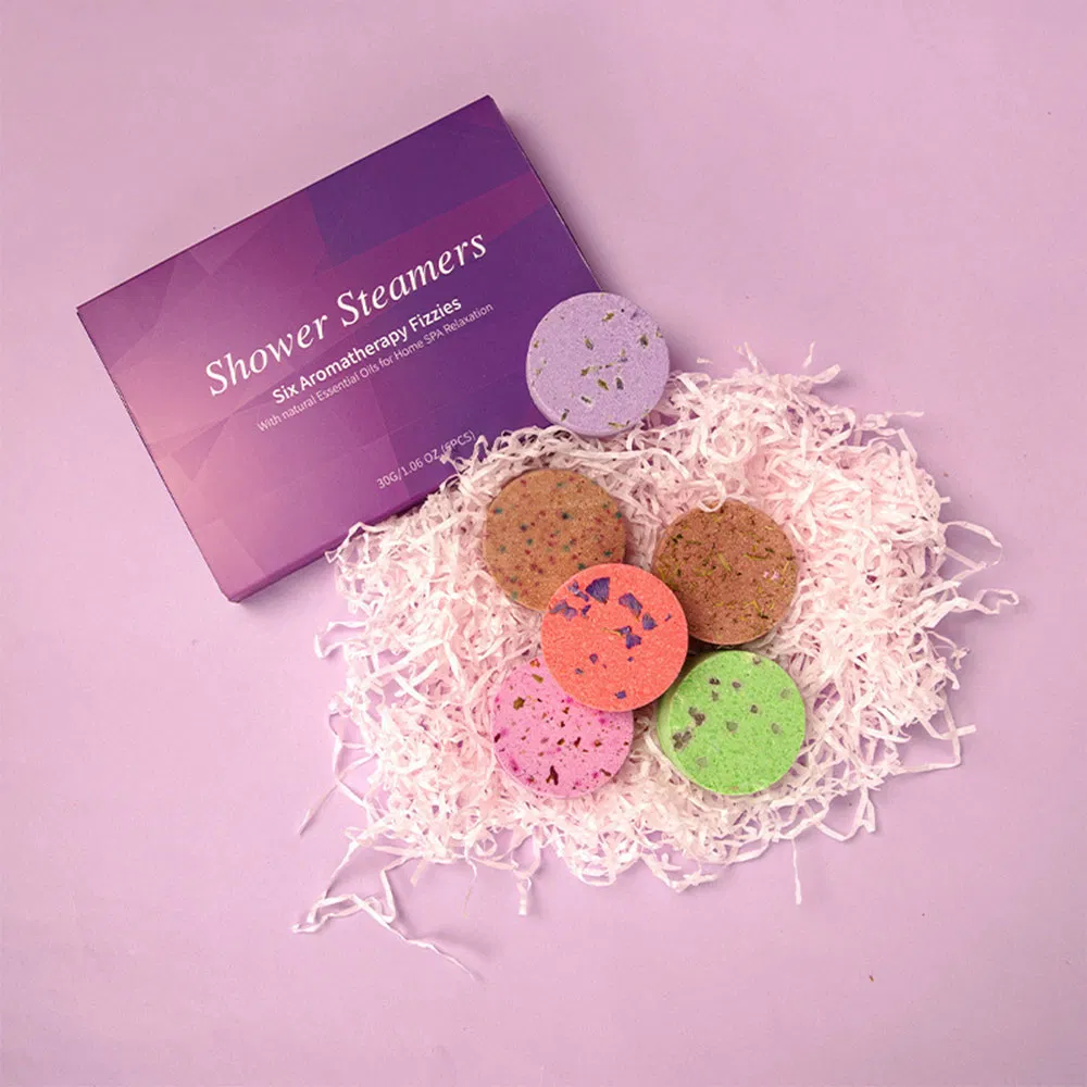 Customize Supplies Relaxation Relief Home SPA Clay Shower Gel Cleaning Tablets Bomb for Bath and Body Care