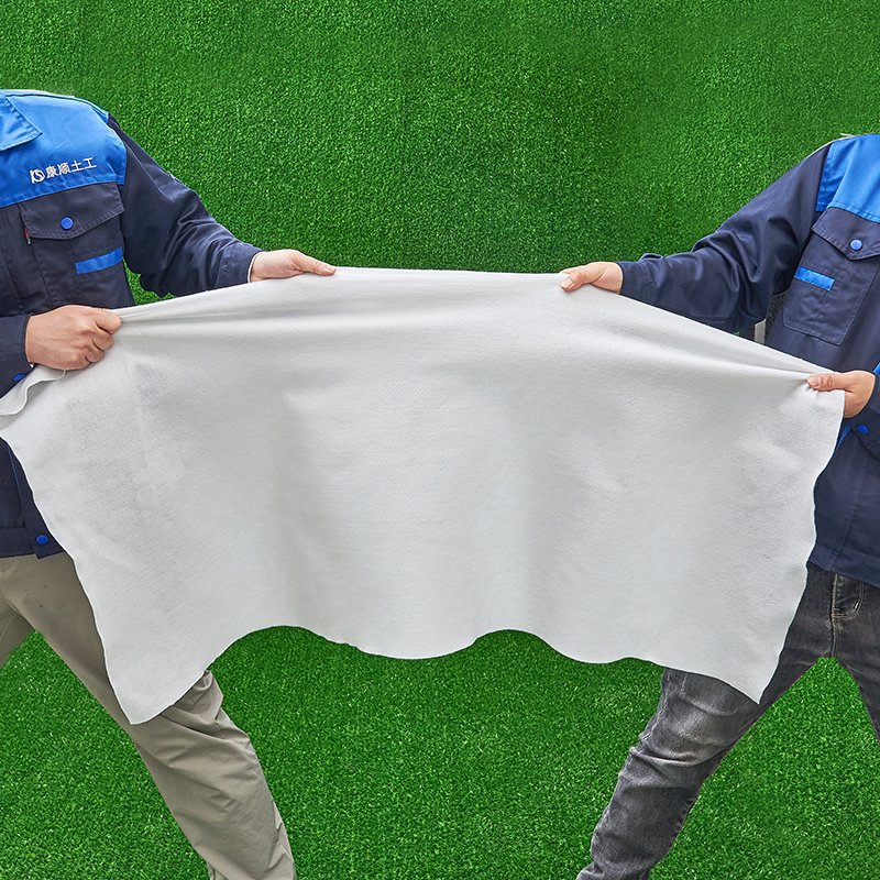 Whosale Customized Polyester Fabric Needle Punched Construction Geotextile Nonwoven Fabric 100g 200g 300g