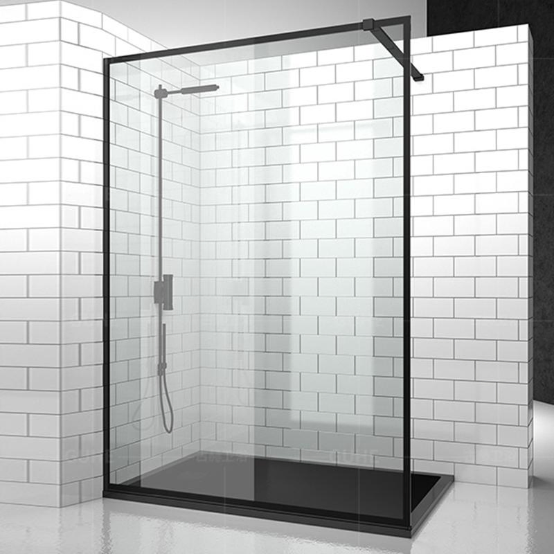 Geroge Single Door Aluminium Alloy Glass Doors Screen Shower Panel for Bathrrom