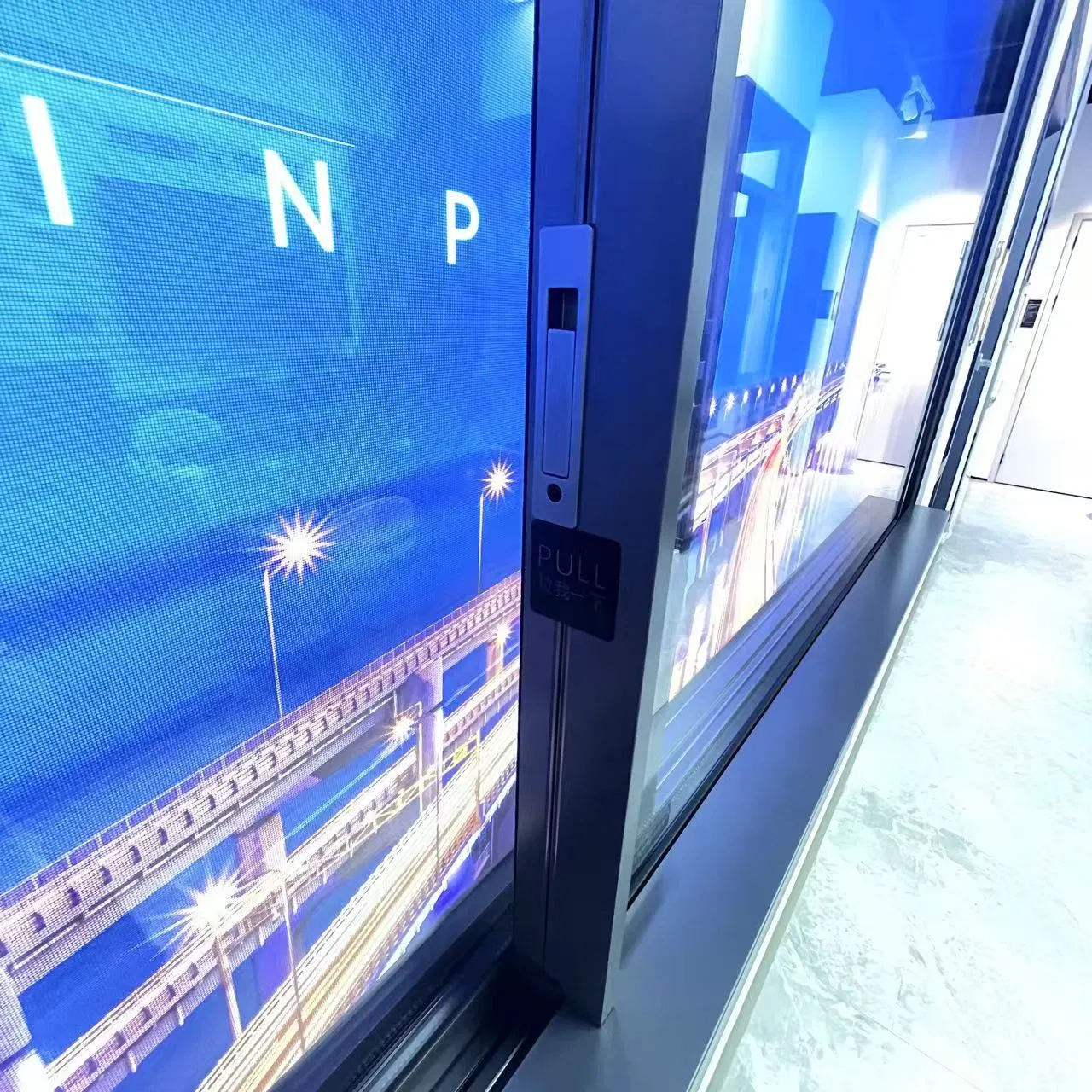 Elegant Sliding Window with Powder Coating and 125mm Profile Depth