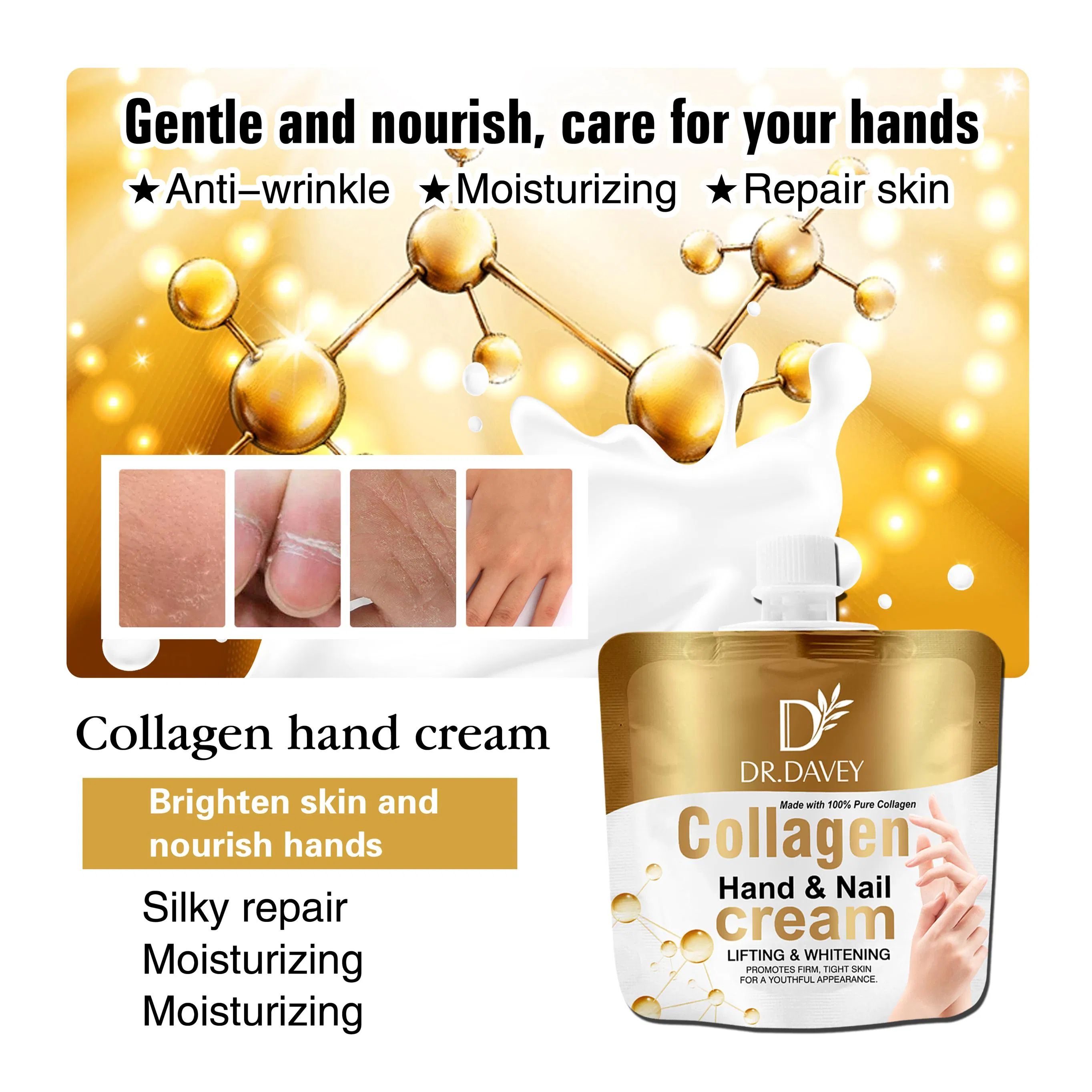 Anti Aging Nourishing Skin Whitening Moisturizing Private Label Hand Cream