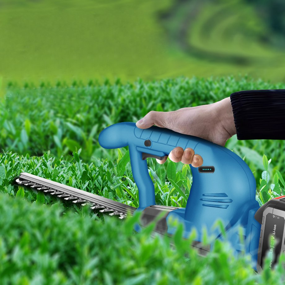 Dual Blade Electric Hedge Trimmer for Garden and Lawn Maintenance