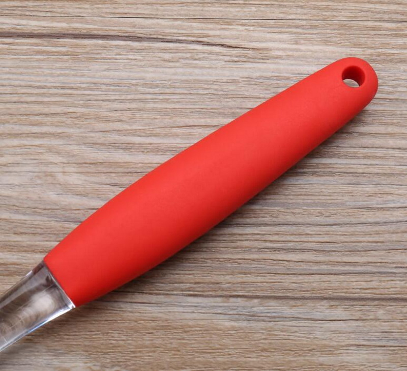 New Arrival Custom Silicone Spatula with Customized Design Logo Spoon
