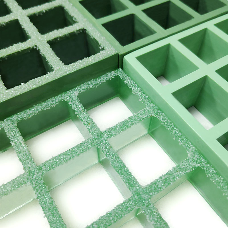 GRP FRP Fiberglass Corrosion Resistance High Strength Lightweight Structure Slip Resistance Molded Pultruded Industrial Flooring Grating