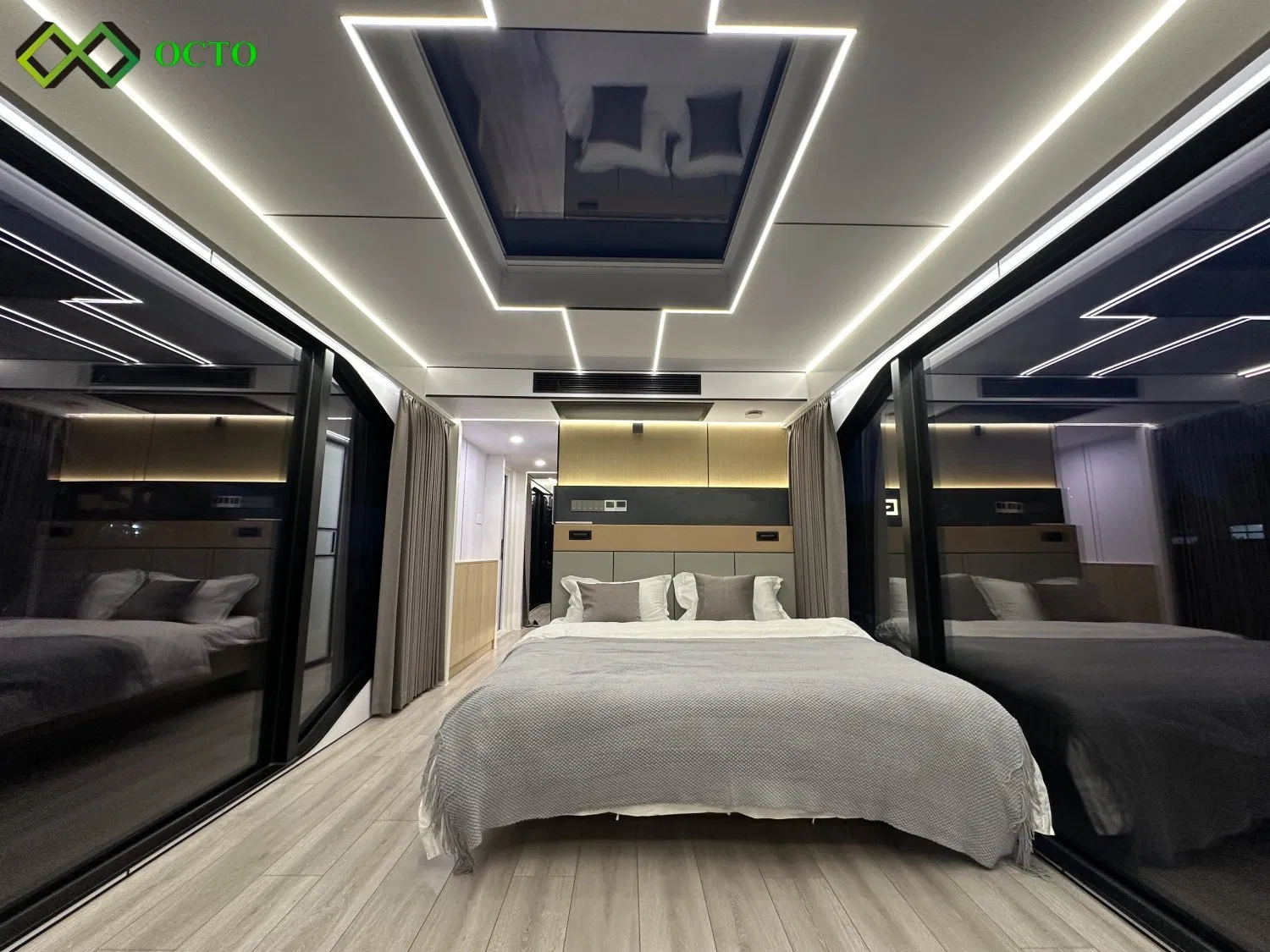 Mobile Convenience Store for Tourist Attractions 38sqm Incheon Prefab Space House