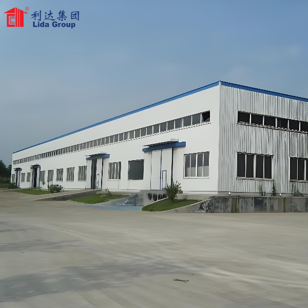 Glass Curtain Wall Three Floor Prefab Steel Structure Shopping Mall