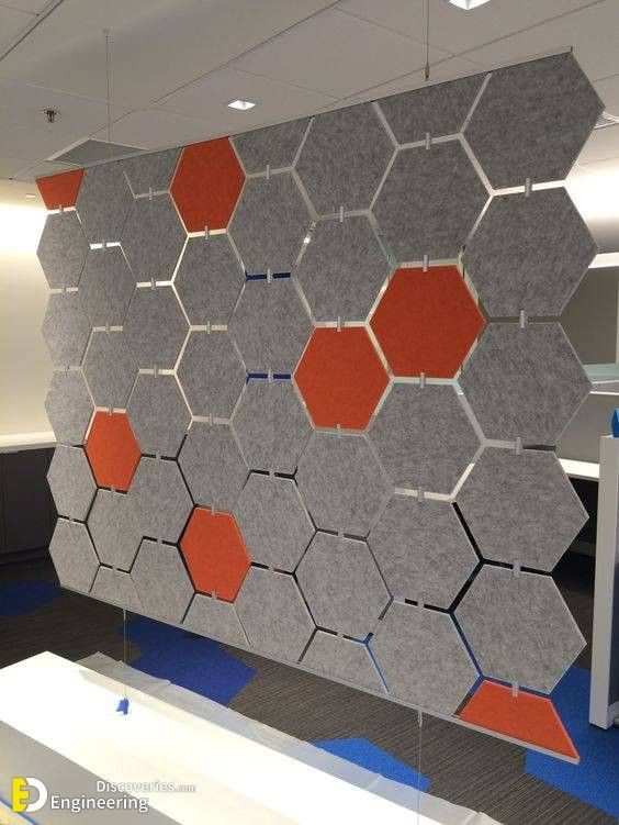 Echo Absorption Panel for Stylish Acoustic Ceiling Decoration