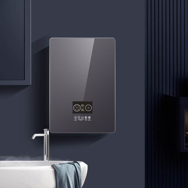 Wholesale Portable Button-Type Big Screen Design Instant Electric Shower Water Heaters