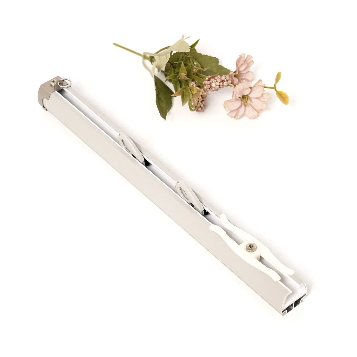 Cream Style Resort Window Specific Silent Square Curtain Track with Customizable Length