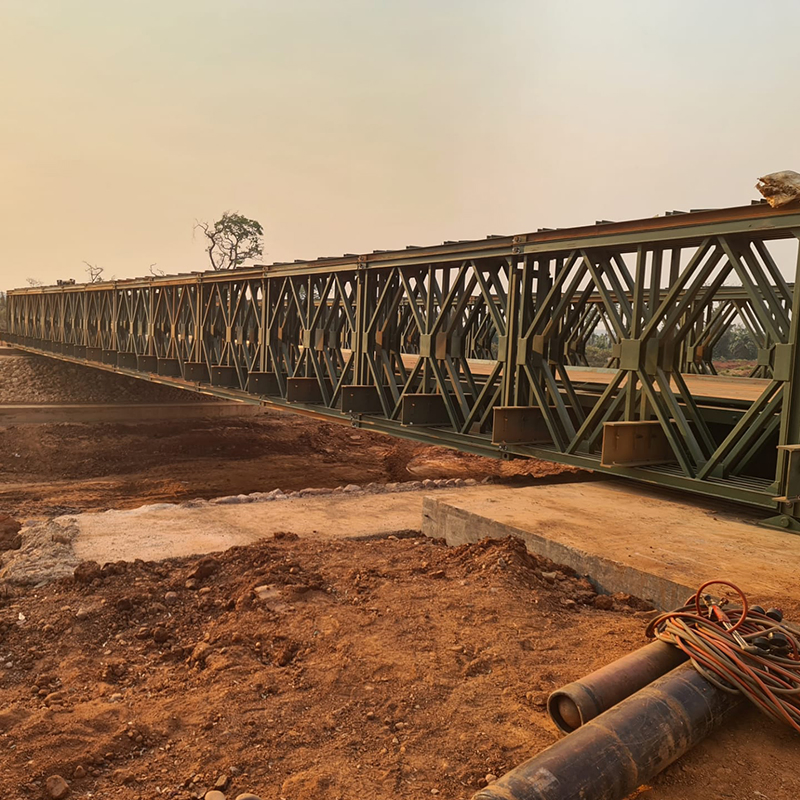 Prefabricated Steel Pedestrian Bridge Famous Truss Walking Bridge