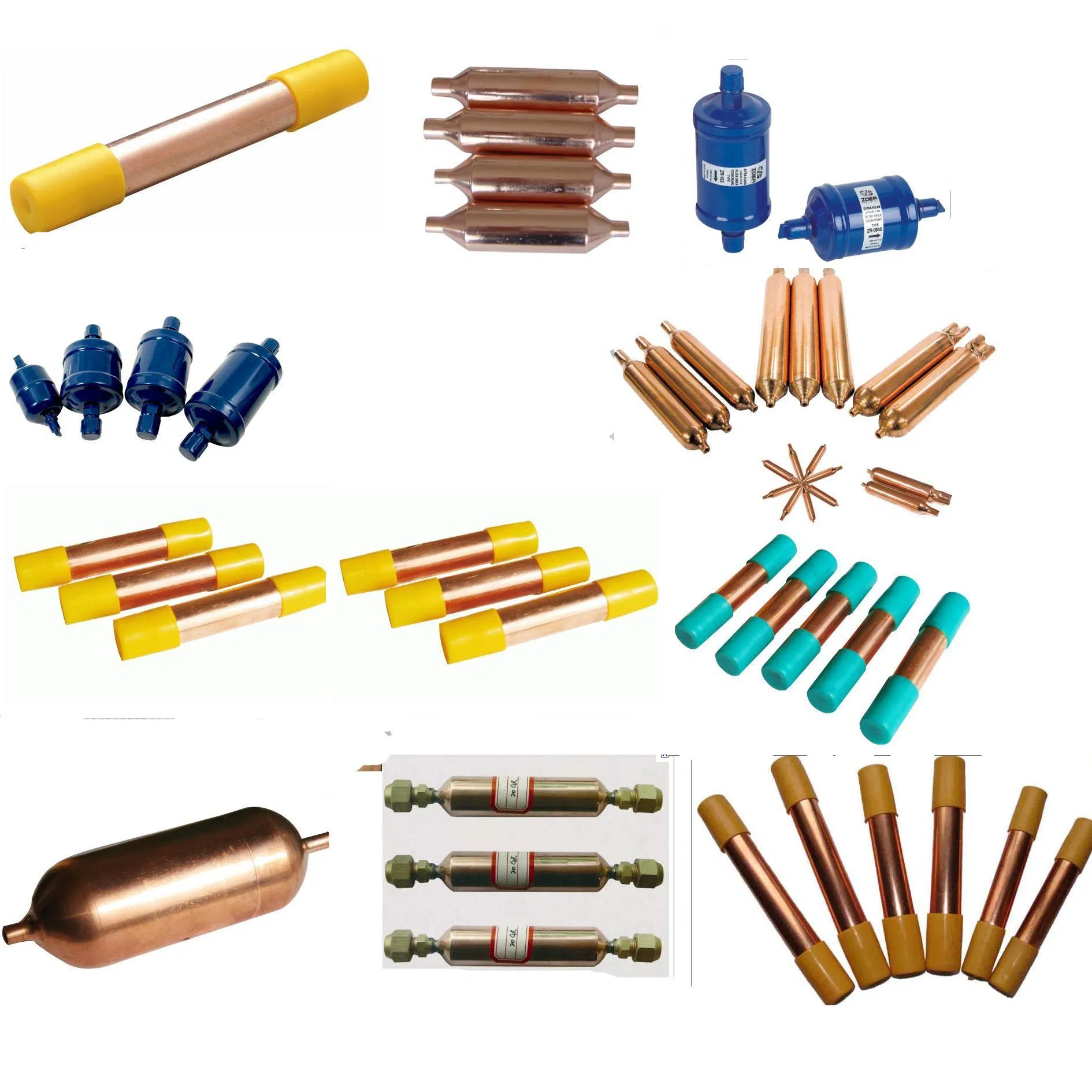Refrigeration Copper Filter Drier with Welded Type and Universal Type