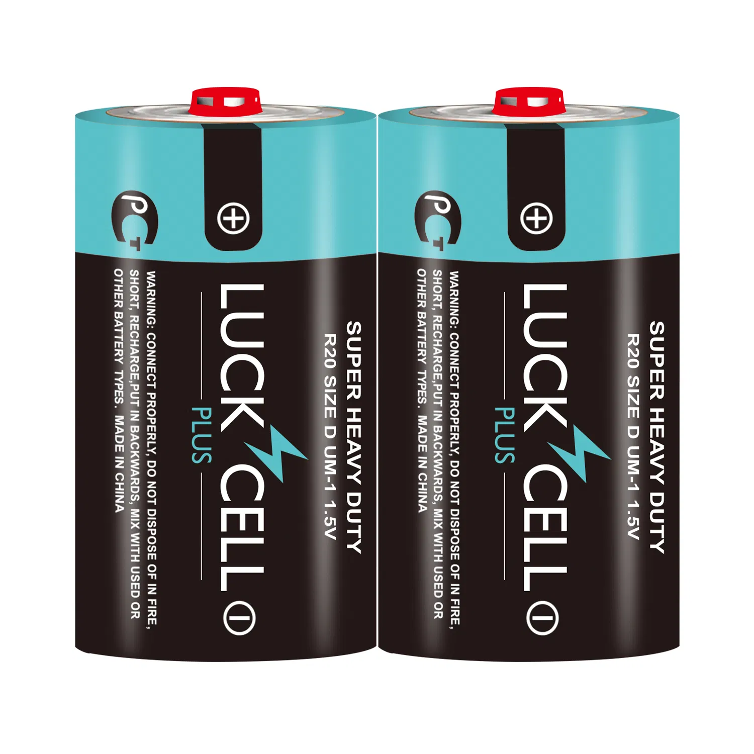 Батарейка R20 D Zinc Carbon 1.5V Luckcell