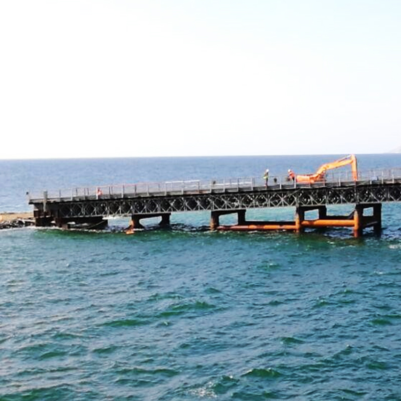 Steel Suspension Bridge/Train Trestle Bridge