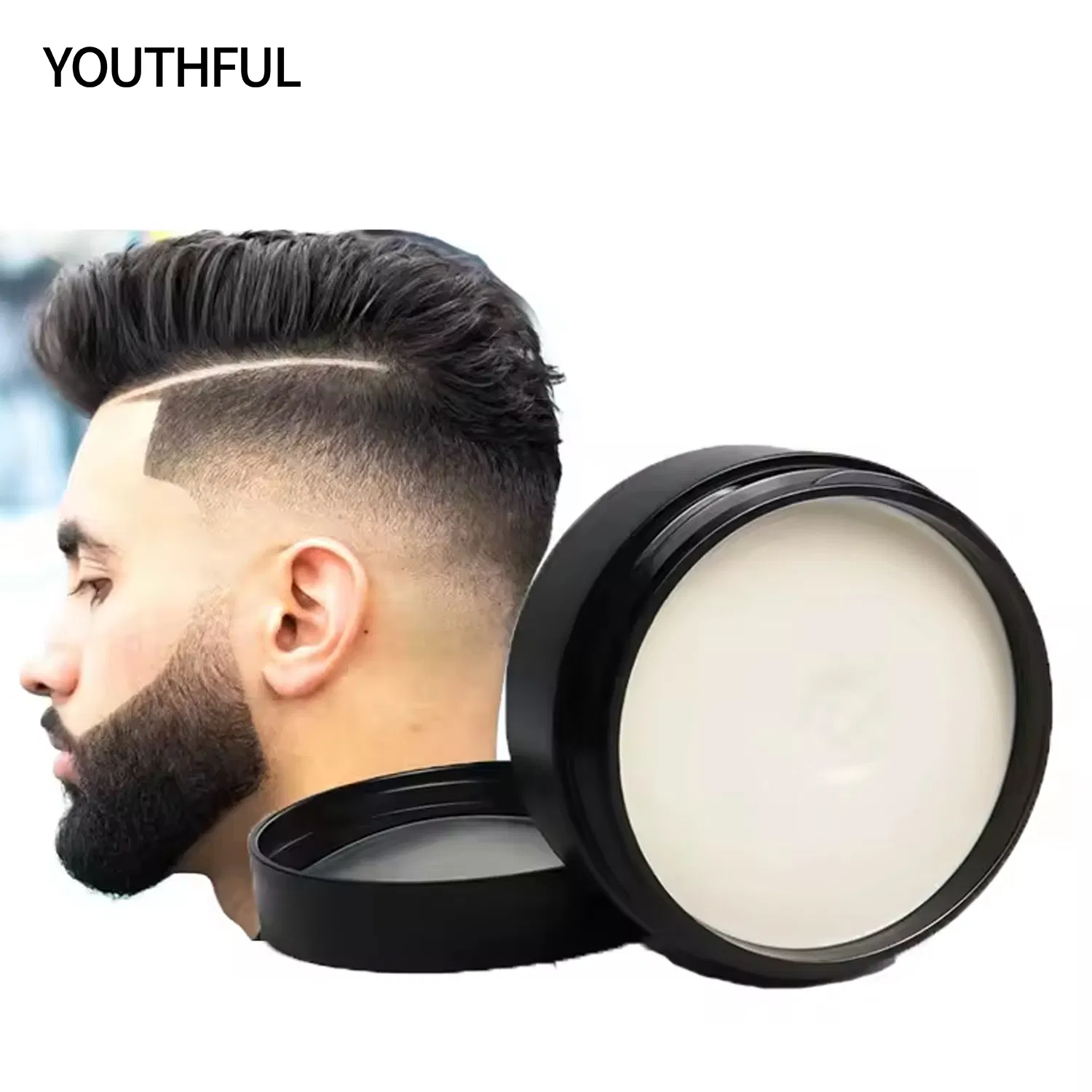 Matt Finish Strong Hold Professional Hair Styling Mud Hair Clay Logo