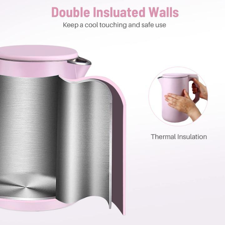New-Style 1200W Auto Shut off Electric Boiler Stainless Steel Hot Water Kettle