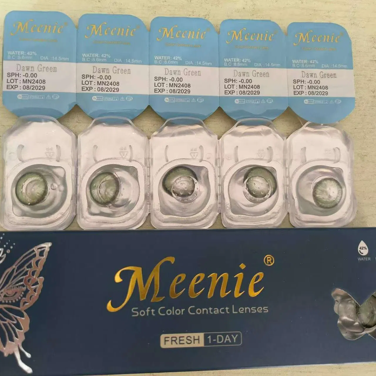 Can OEM Customized Logo Packaging Comic Eye Black Daily Use Colored Contact Lenses for Eyes