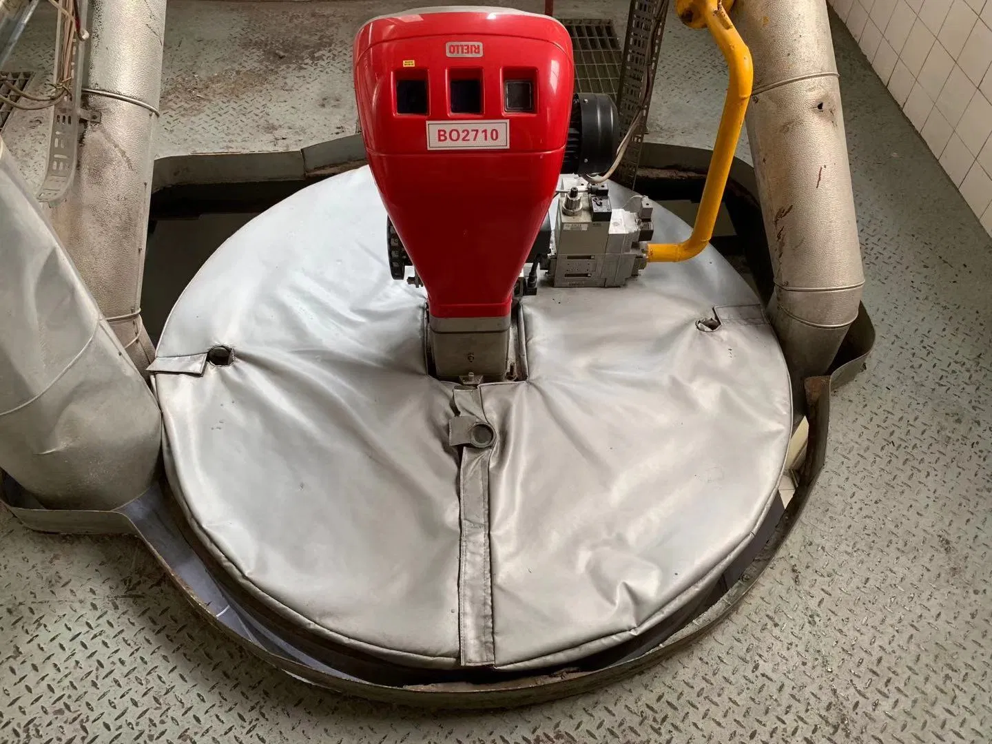 Pliable Coating Material Heat Prevent Furnace Head Insulation Blanket