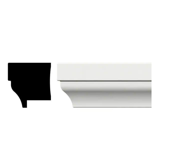 Water-Proof PVC Back Band Moulding 11-1/32*1-13/32 Inch