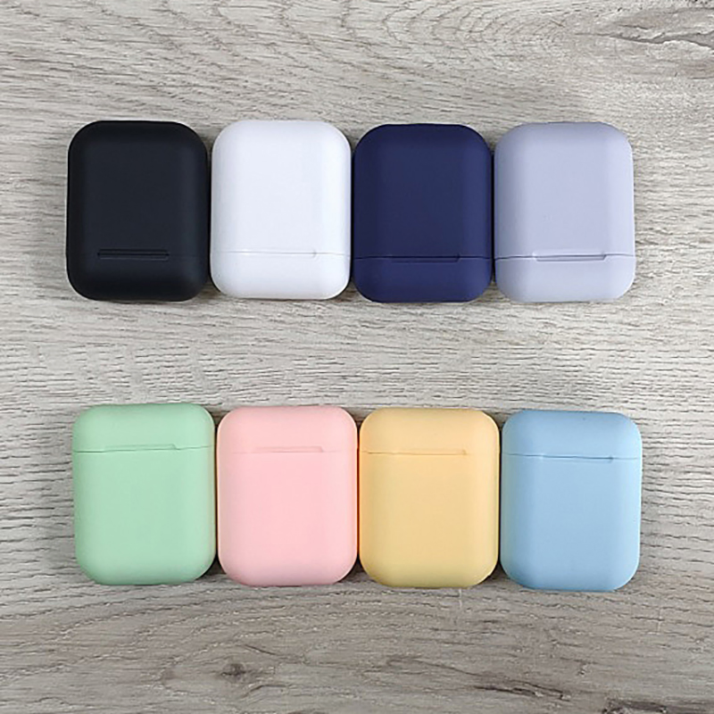 2022 Inpods 12 Macaron Black Wireless Bt5.0 Touch Sports Earbuds in-Ear I12 Tws