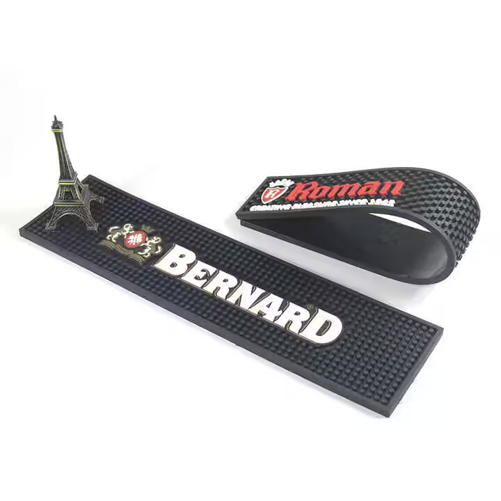 Bar Using Soft PVC Rubber Silicon Fabric Cmyk Logo Bar Runner Mat for Explorer Nikolai Hooghoudt